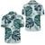 (Personalized) Monstera Tropical Hawaiian Shirt - Haka Style Unisex Jade - Polynesian Pride