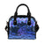 Hawaii Turtle hibiscus Polynesian Shoulder Handbag - Lucy Style - AH One Size Blue - Polynesian Pride