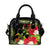 Hawaii Couple Turtle Hibiscus Tropical Valentine Shoulder Handbag - Levi Style - AH One Size Black - Polynesian Pride