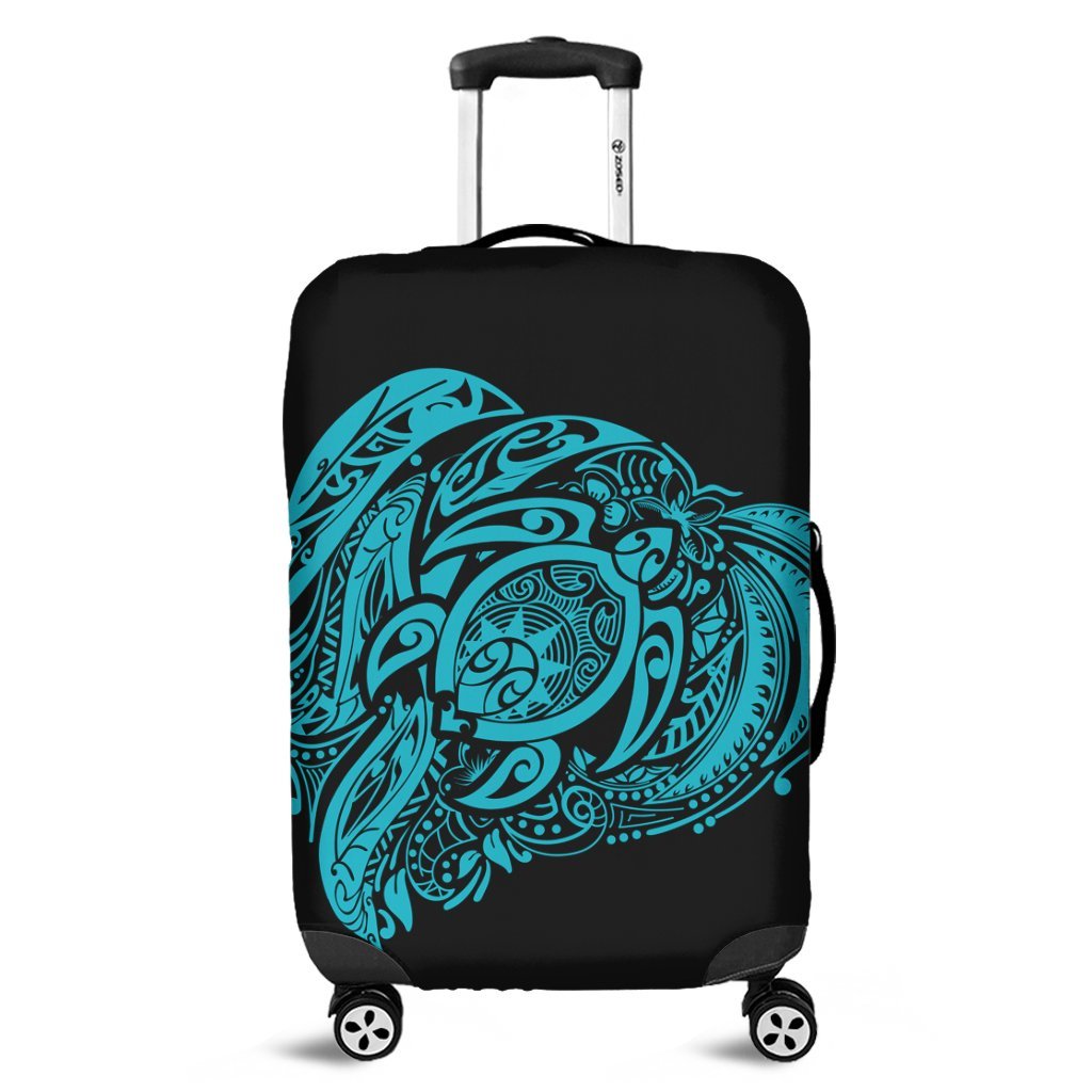 Simple Luggage Covers Blue AH Black - Polynesian Pride