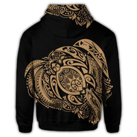 Simple Zip Hoodie Gold - Polynesian Pride