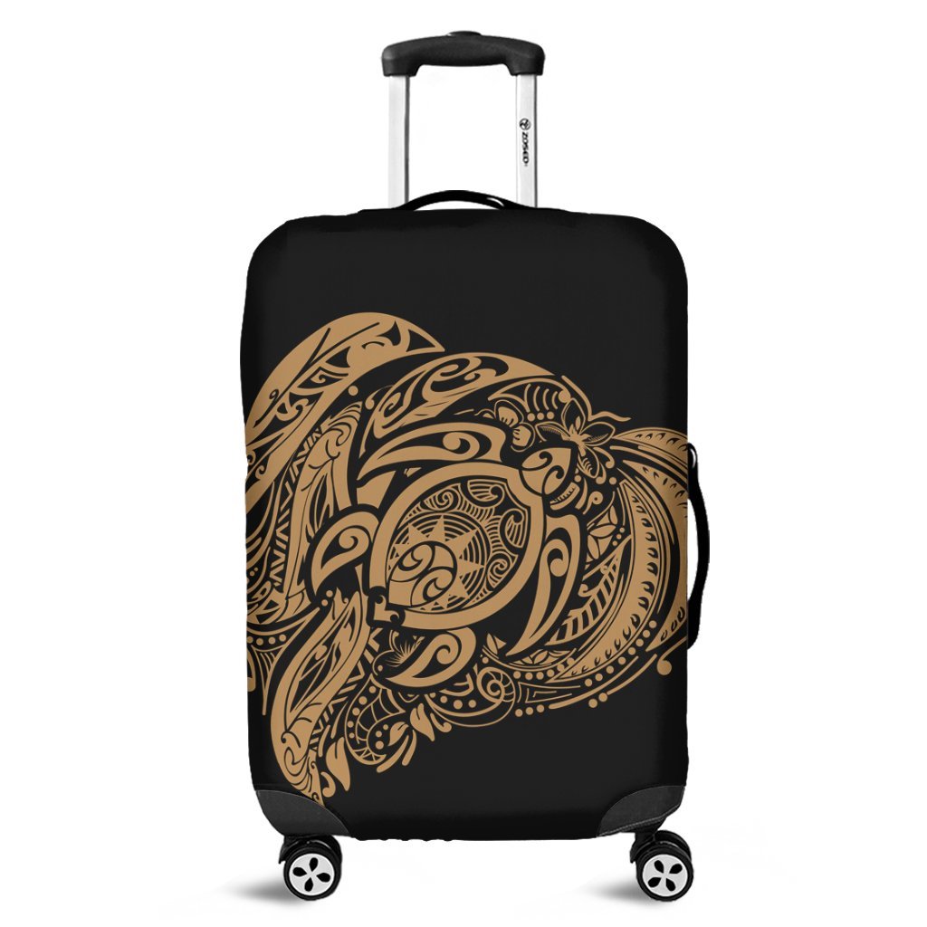 Simple Luggage Covers Gold AH Black - Polynesian Pride