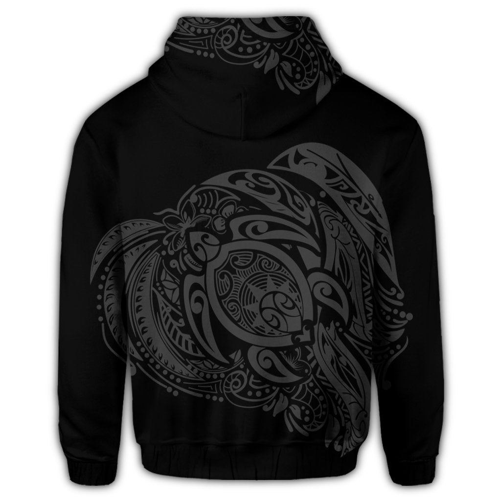 Simple Zip Hoodie Gray - Polynesian Pride