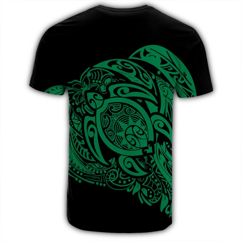 Simple T Shirt Green - Polynesian Pride