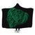 Simple Hooded Blanket Green AH Hooded Blanket White - Polynesian Pride