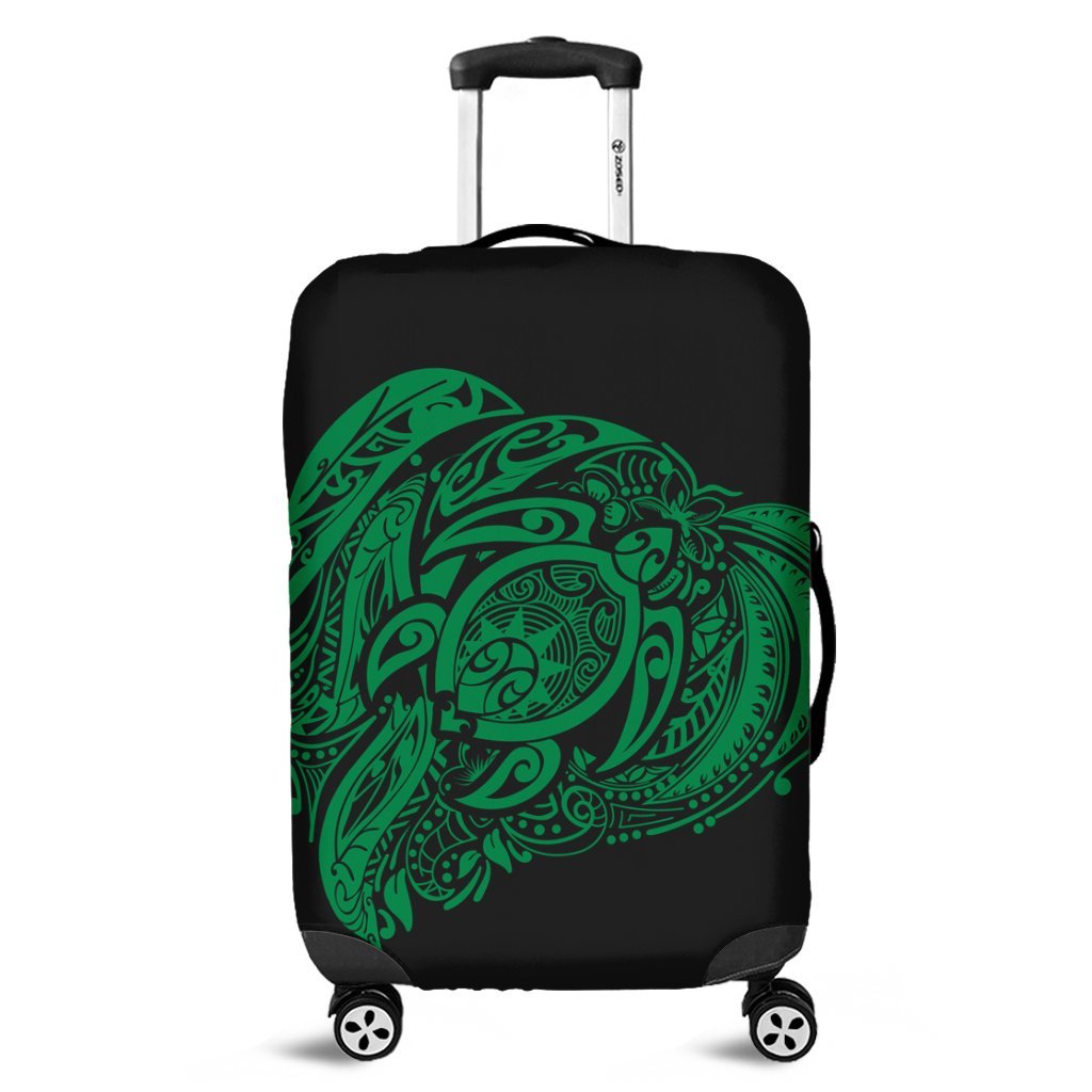 Simple Luggage Covers Green AH Black - Polynesian Pride