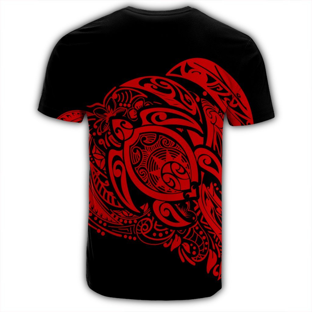 Simple T Shirt Red - Polynesian Pride