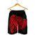 Simple Men's Shorts Red AH - Polynesian Pride