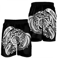 Simple Men's Shorts White AH - Polynesian Pride