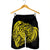 Simple Men's Shorts Yellow AH - Polynesian Pride