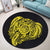 Simple Round Carpet Yellow AH - Polynesian Pride