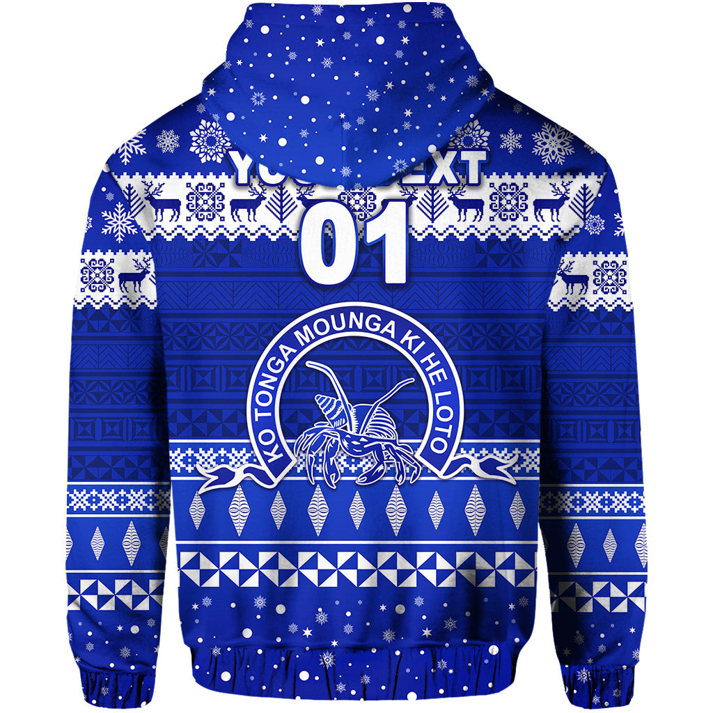 Custom Siuilikutapu & Mailefihi College Christmas Zip Hoodie Simple Style LT8 - Polynesian Pride