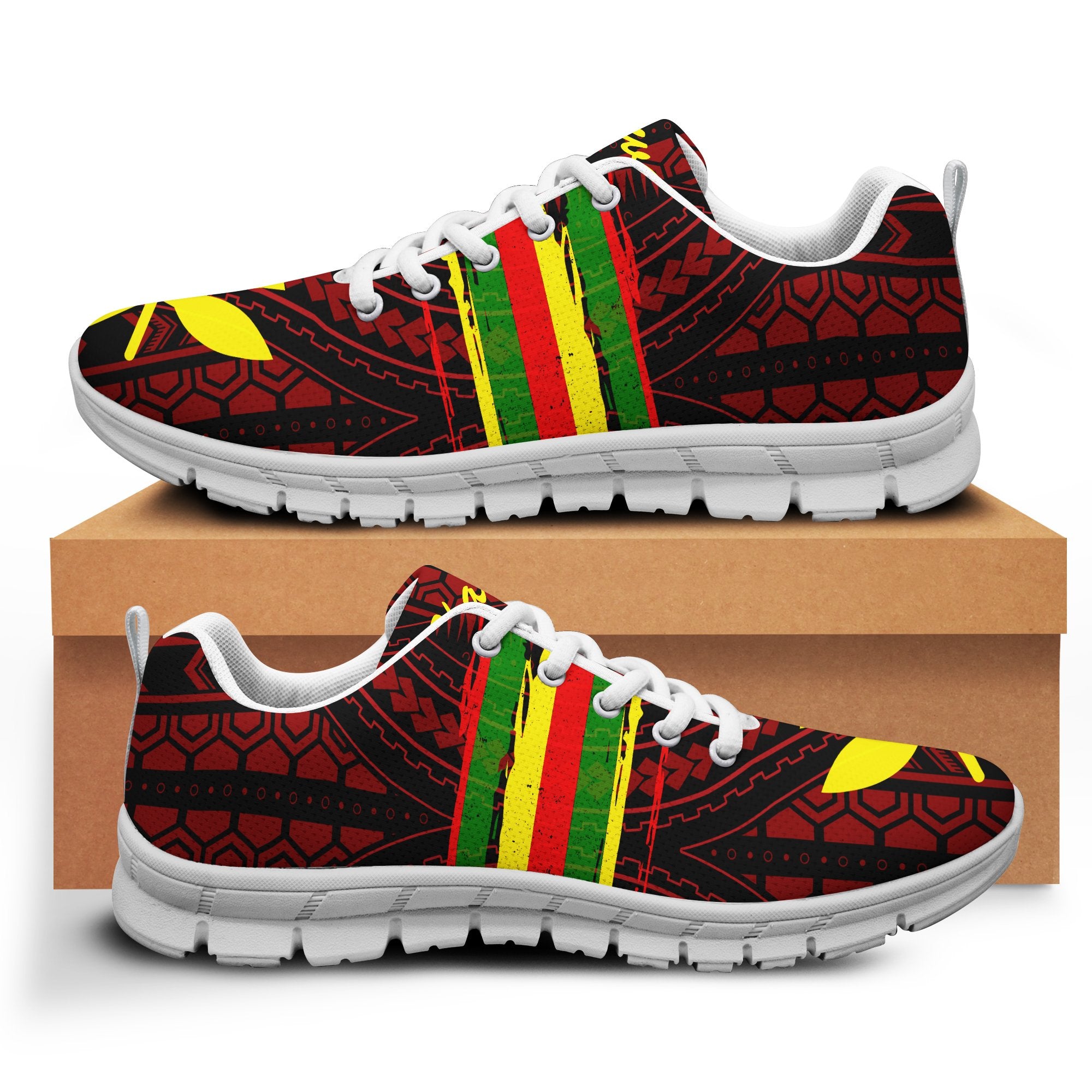 Hawaii Kanaka Maoli Polynesian Sneaker - San Style - AH - Polynesian Pride