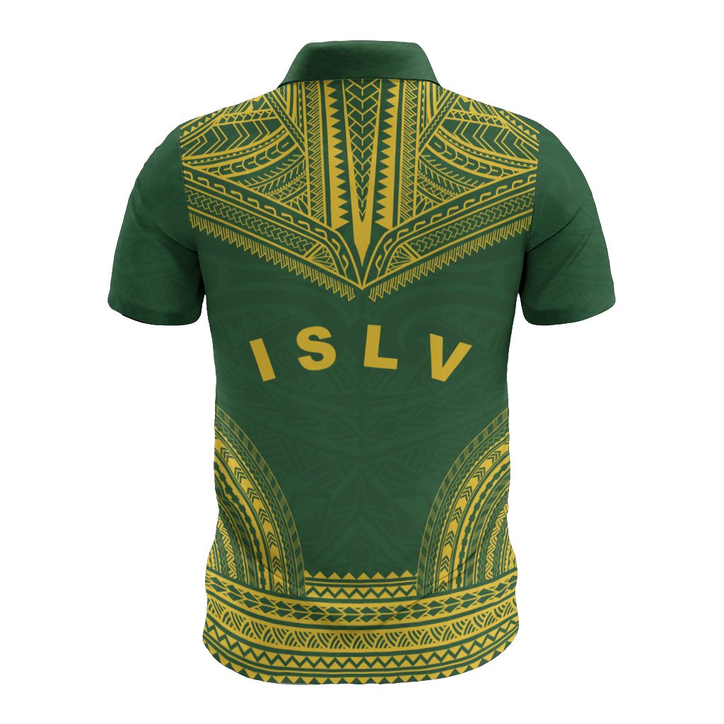 Society Islands Polo Shirt Society Islands Flag Polynesian Chief Tattoo Flag Version - Polynesian Pride