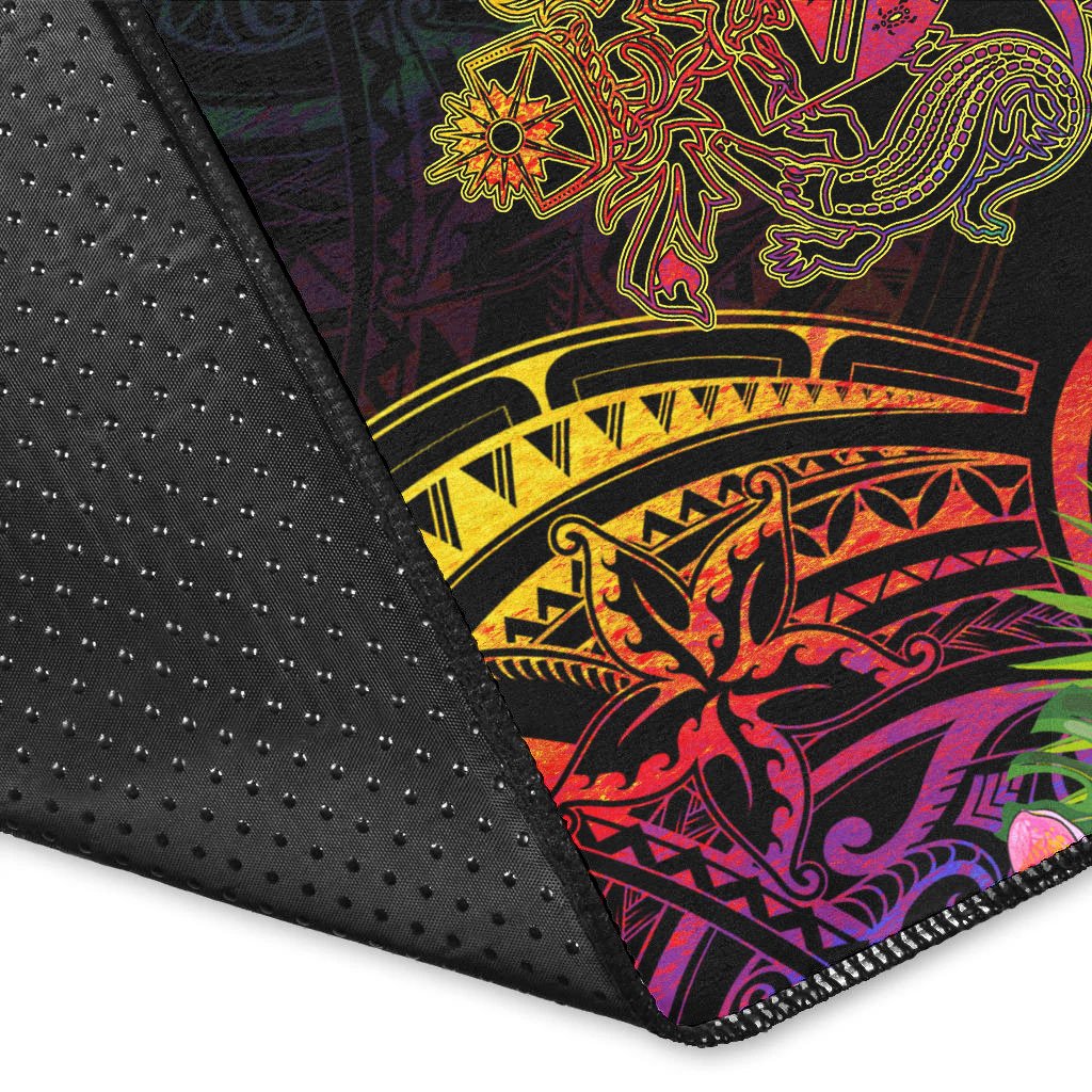 Solomon Islands Area Rug - Tropical Hippie Style - Polynesian Pride