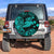 Hawaii Hammer Shark Polynesian Spare Tire Cover Unique Style - Turquoise LT8 Turquoise - Polynesian Pride