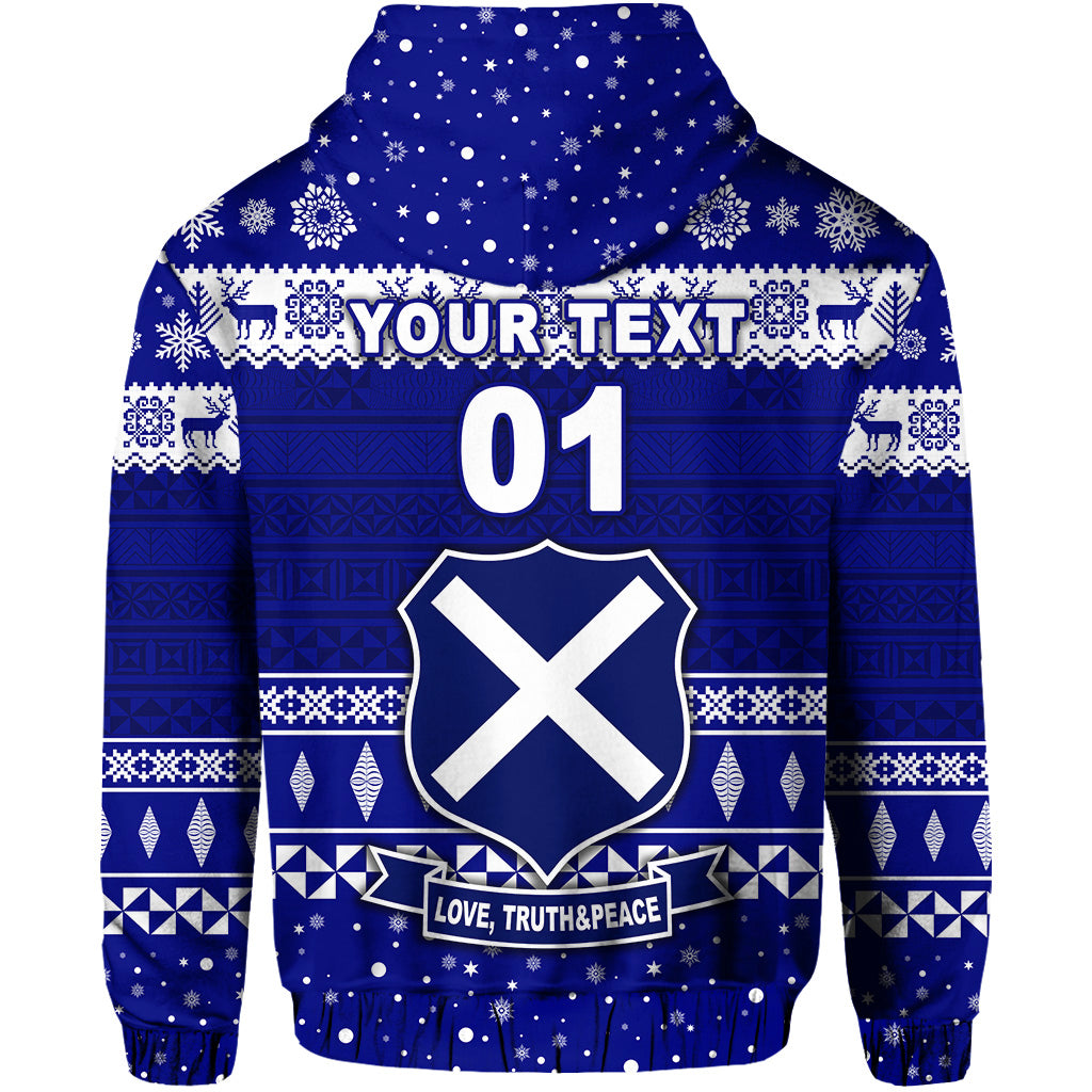 Custom St. andrews High School Christmas Hoodie Simple Style LT8 - Polynesian Pride