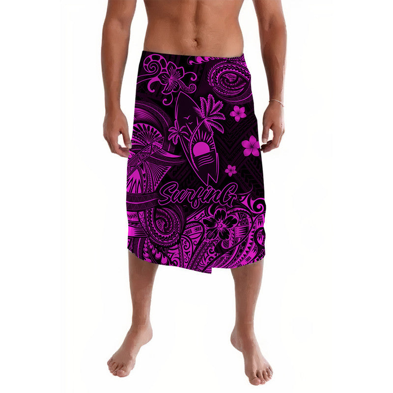 Hawaii Surfing Polynesian Lavalava Unique Style Pink LT8 Pink - Polynesian Pride