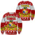 Tonga Christmas Kilisimasi Fiefia Coat Of Arms Sweater LT9 Unisex Red - Polynesian Pride