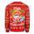 Hawaiian Santa Claus Mele Kalikimaka Christmas Sweatshirt - Red - Aviv Style - AH - Polynesian Pride
