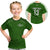 (Custom Personalised) Maori 2021 T Shirt Kid - Green Aotearoa Tattoo - Custom Text And Number LT13 - Polynesian Pride