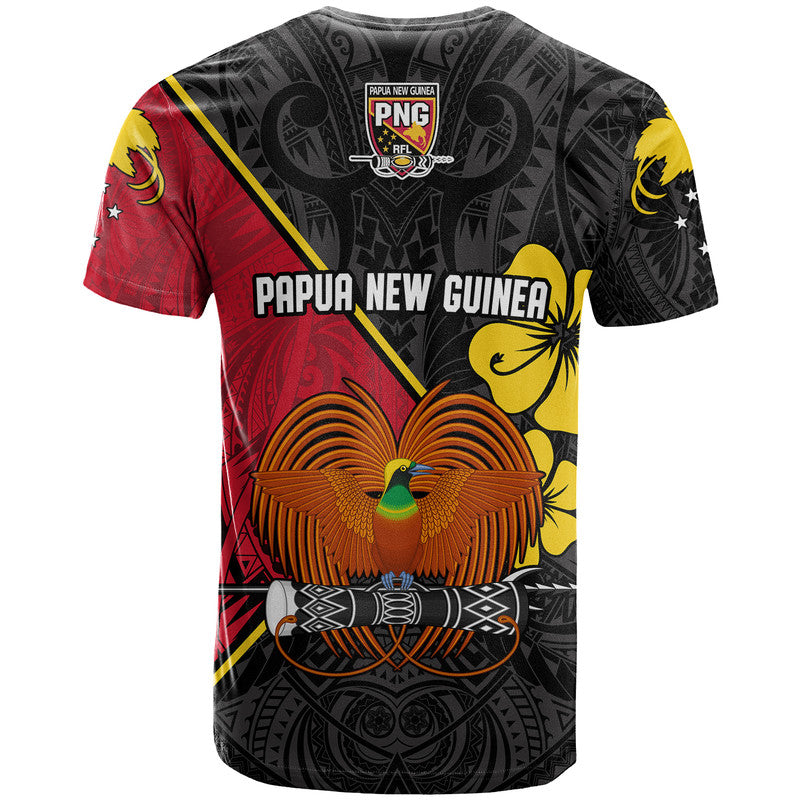 The Kumuls PNG T Shirt Papua New Guinea Polynesian Dynamic Style Black LT14 - Polynesian Pride