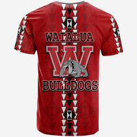 Hawaii Waialua Bulldogs High Mix Kakau T Shirt LT6 - Polynesian Pride
