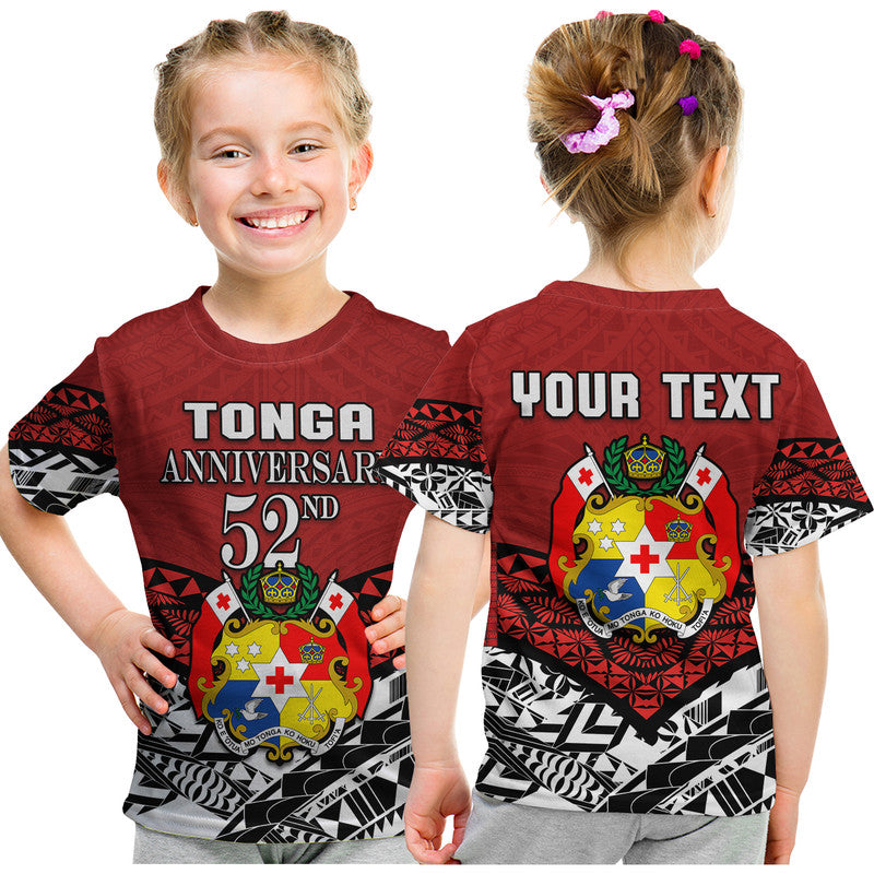 (Custom Personalised) Tonga T Shirt KID Independence Anniversary Special Version 2022 LT14 Youth XL Size14 - Polynesian Pride