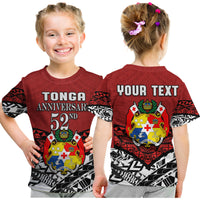(Custom Personalised) Tonga T Shirt KID Independence Anniversary Special Version 2022 LT14 Youth XL Size14 - Polynesian Pride