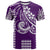 Custom Kakau Hawaiian Polynesian T Shirt Purple LT6 Purple - Polynesian Pride