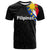 Custom Pilipinas T Shirt Simple Style Black LT6 Black - Polynesian Pride