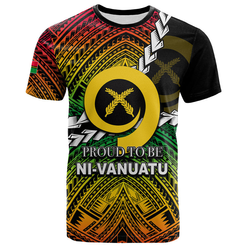 Custom Proud To Be Ni Vanuatu T Shirt LT6 Red - Polynesian Pride