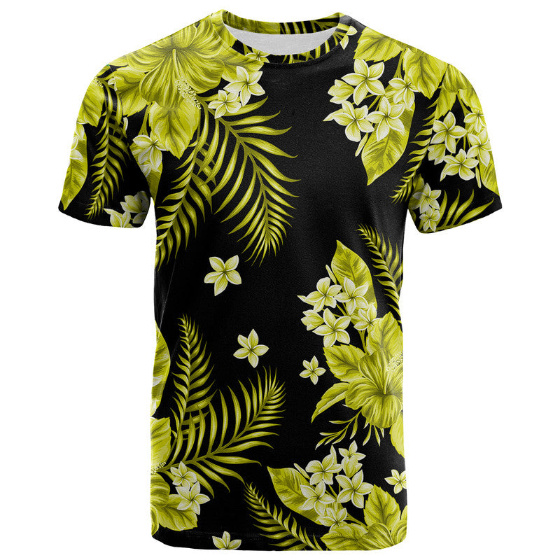 Hawaii Summer Colorful T Shirt Yellow LT6 Yellow - Polynesian Pride