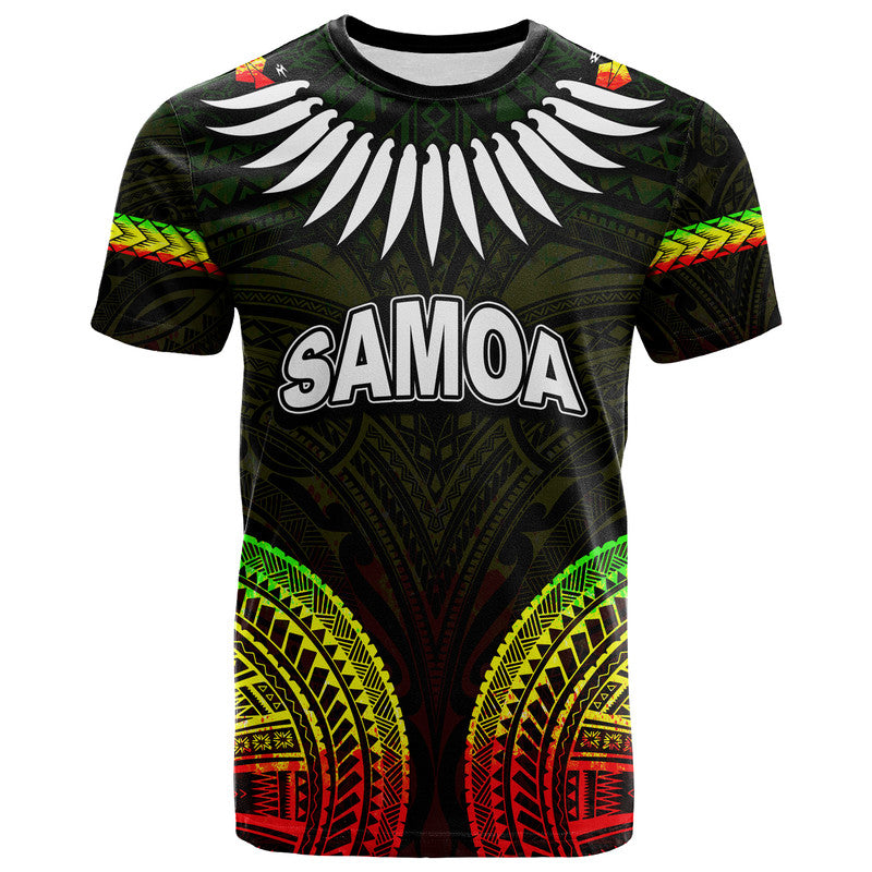 Custom Samoa Ula Nifo Tribal T Shirt Reggage Style LT6 Reggage - Polynesian Pride