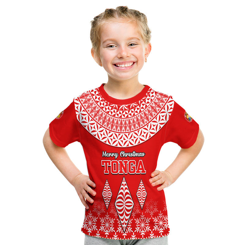 Tonga Kupesi Ngatu Merry Christmas T-Shirt - LT9 - Polynesian Pride