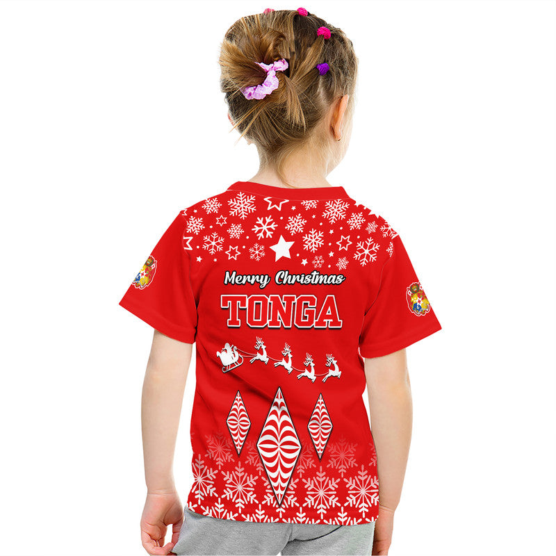 Tonga Kupesi Ngatu Merry Christmas T-Shirt - LT9 - Polynesian Pride