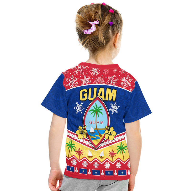 Guam Tribal Polynesian Christmas Vibe T Shirt LT9 - Polynesian Pride