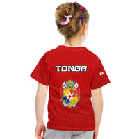 Polynesian Pride Tonga Rugby Tongan Kupesi Ngatu Design T Shirt LT9 - Polynesian Pride