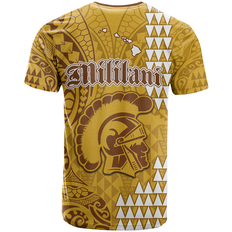 Hawaii Mililani High School T Shirt Tribal Kakau LT9 - Polynesian Pride