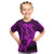 Hawaii T Shirt Shark and Turtle Mix Kakau Purple LT9 - Polynesian Pride