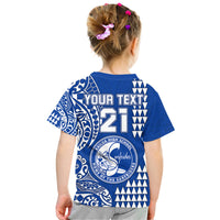 Custom Hawaii Kailua High School T Shirt Tribal Kakau LT9 - Polynesian Pride