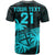 Custom Fiji Rugby Sevens T Shirt Tapa Palm Tree and Fijian Coat of Arms LT9 - Polynesian Pride