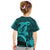 Hawaii T Shirt Shark and Turtle Mix Kakau Turquoise LT9 - Polynesian Pride