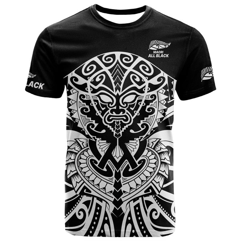 Aotearoa Silver Fern Rugby Sevens T Shirt Maori Tribal All Black LT9 Blue - Polynesian Pride