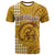 Hawaii Mililani High School T Shirt Tribal Kakau LT9 Yellow - Polynesian Pride