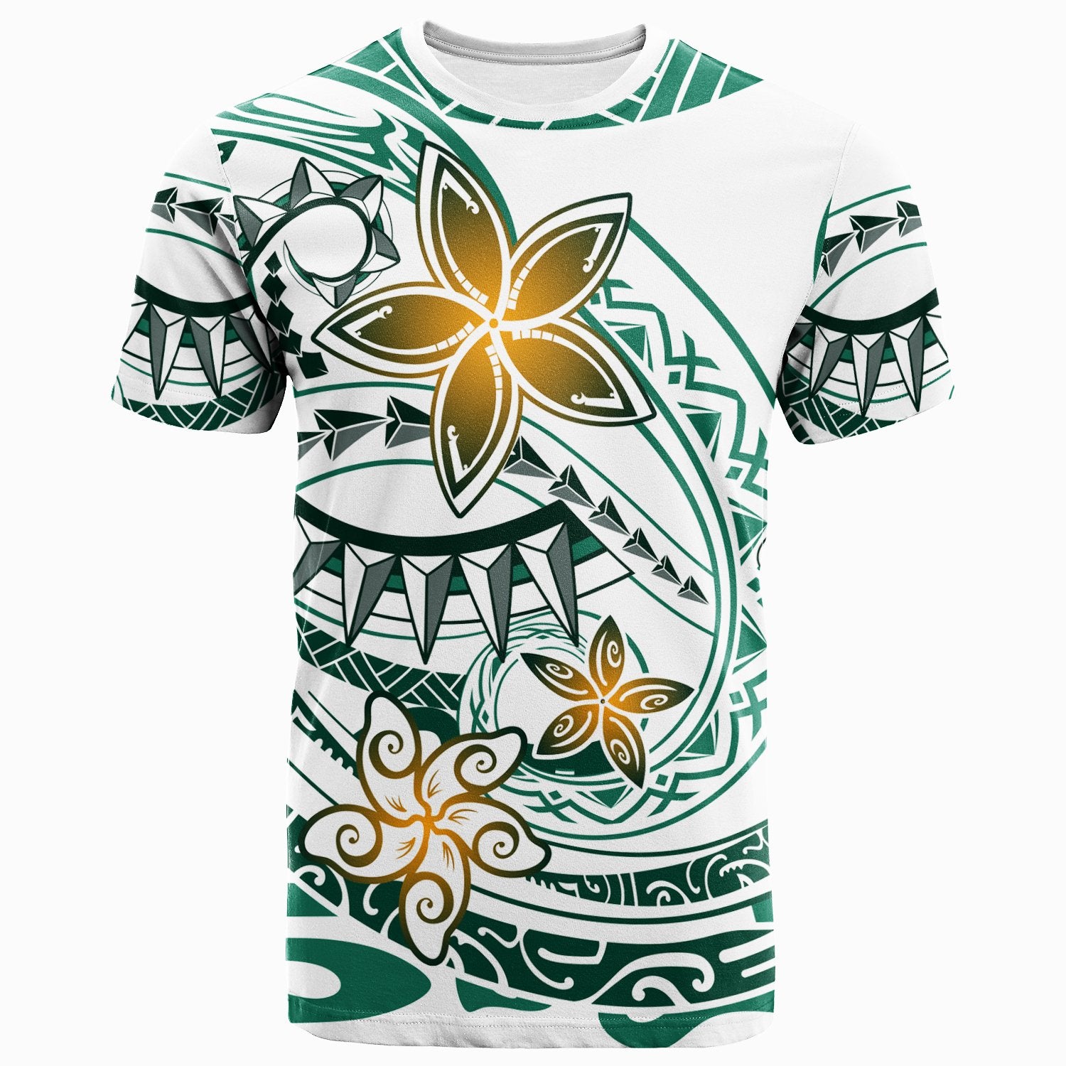 Polynesian T Shirt Spring Style White Color Unisex White - Polynesian Pride