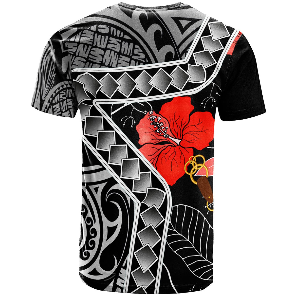 Northern Mariana Islands T Shirt Hibiscus Ft Polynesian Pattern - Polynesian Pride