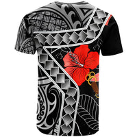 Kosrae T Shirt Hibiscus Ft Polynesian Pattern - Polynesian Pride