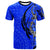 Polynesian T Shirt Polynesian Lizard Tattoo Blue Color Unisex Blue - Polynesian Pride