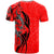 Polynesian T Shirt Polynesian Lizard Tattoo Red Color - Polynesian Pride